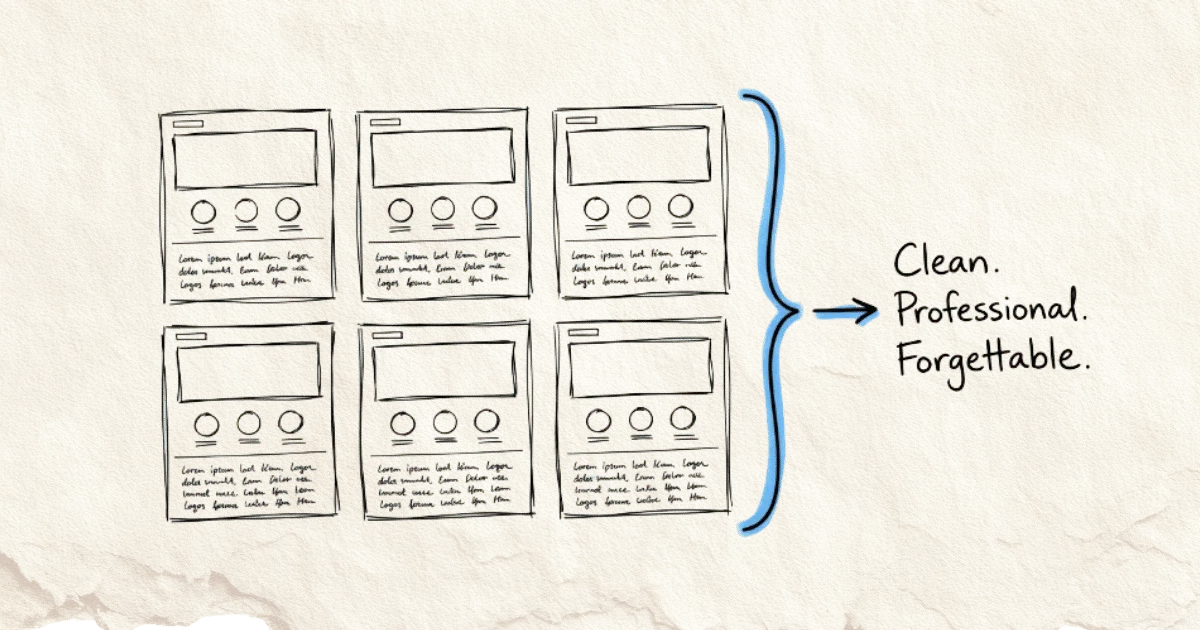 Clean and nice website, but forgettable.