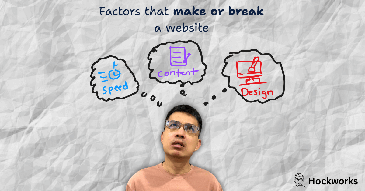 Factors that make or break a business website